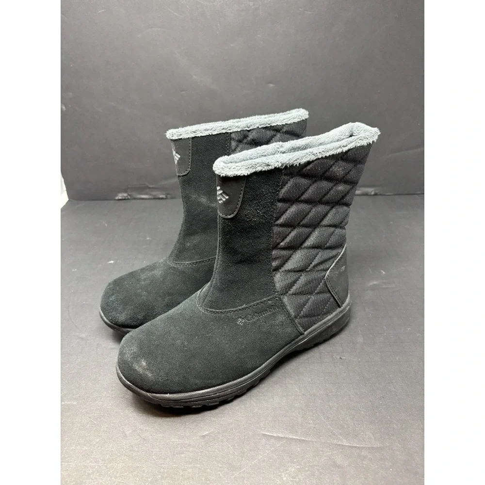 Columbia Ice Maiden Slip III Waterproof Winter‎ Boots, Black, Women's 7.5M
